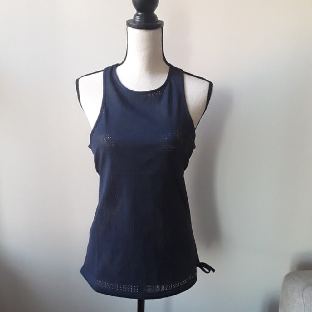 The North Face Navy Blue Mesh Tank, Sz Small